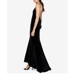 NWOT Fame and Partners Velvet Draped dress